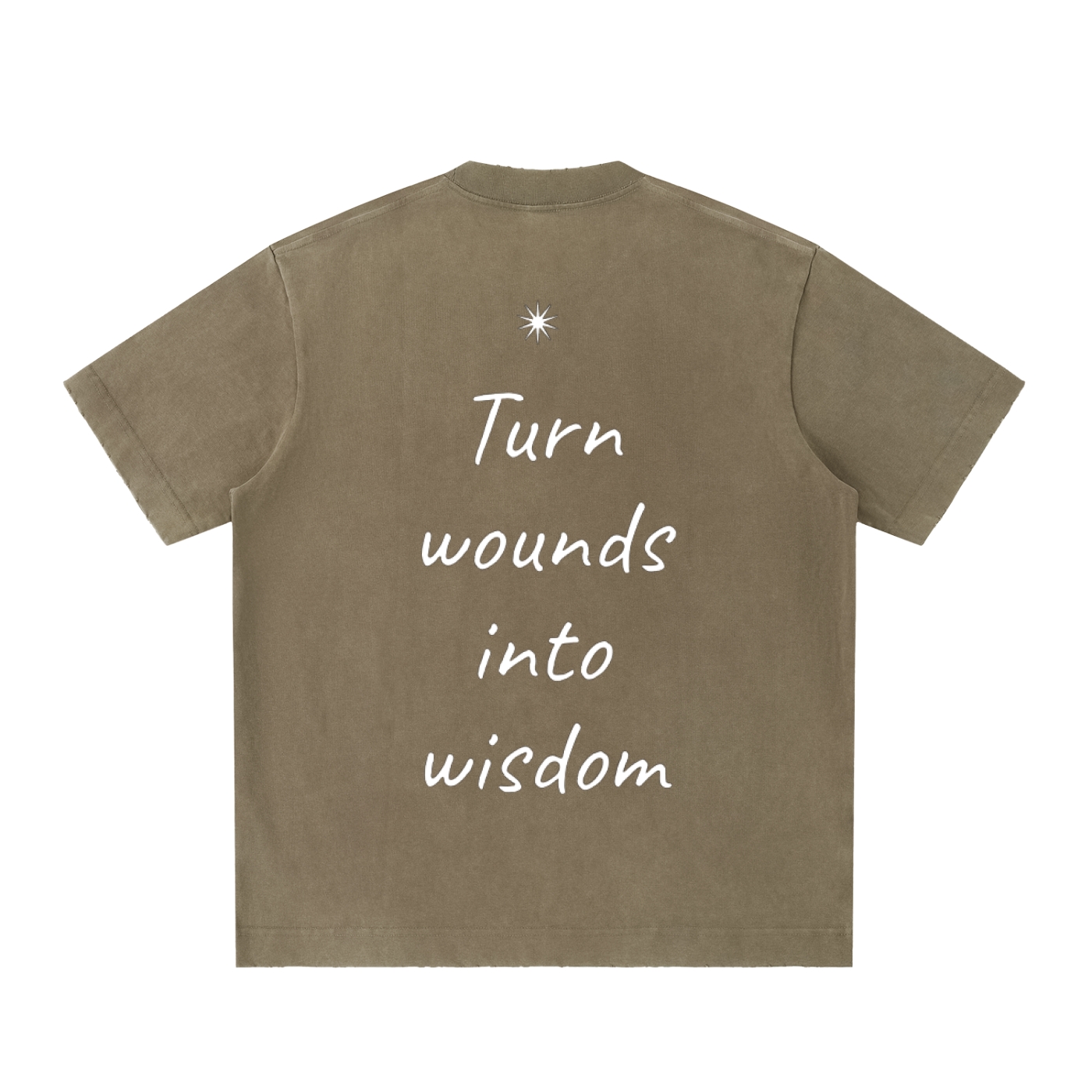 Heavyweight Vintage Washed Frayed T-Shirt